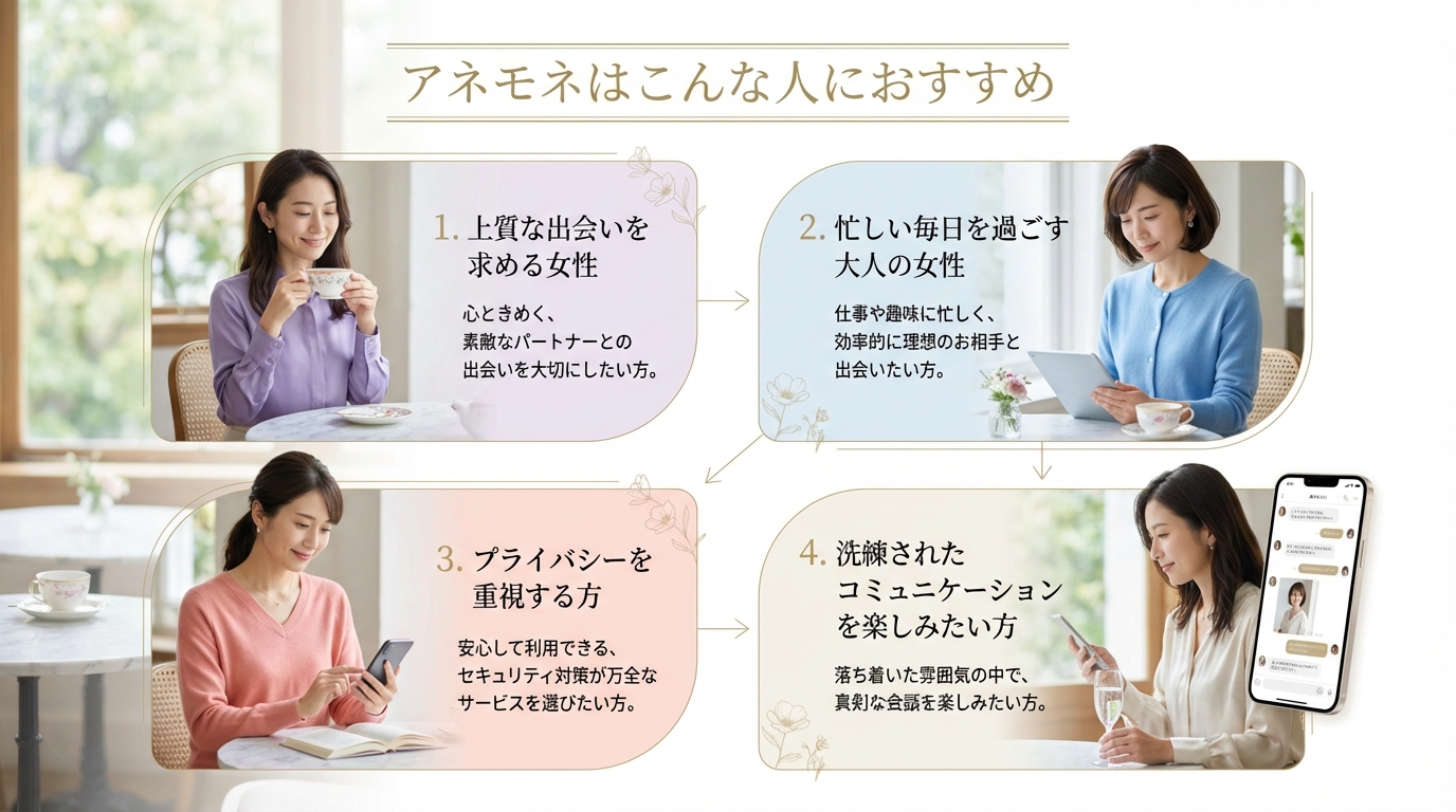 アネモネはこんな人におすすめ