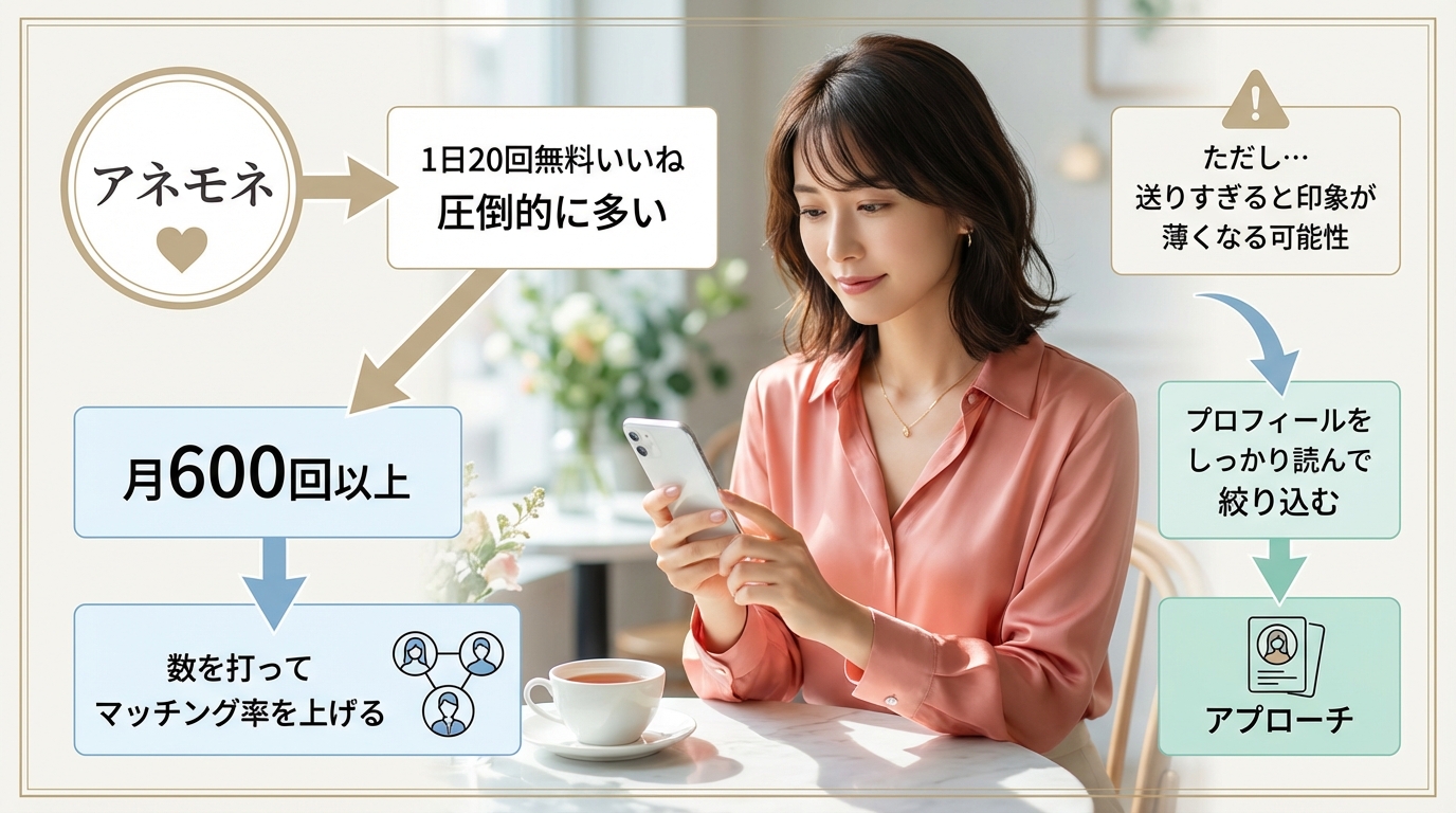 1日20回無料いいねで数打ちゃ当たる戦略も有効