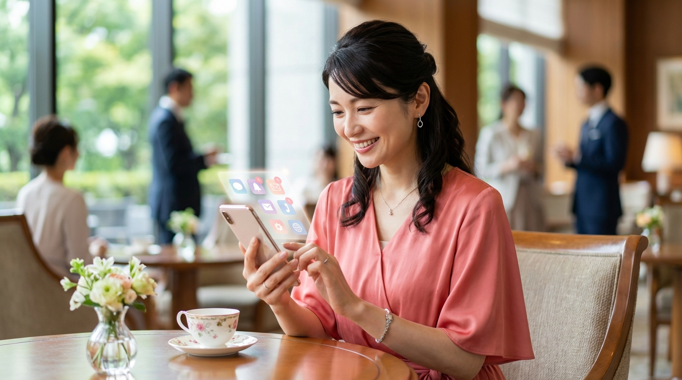 女性完全無料で女性会員のアクティブ率が高い